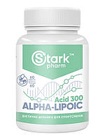 ALA Антиоксидант Альфа-ліпоєва кислота (АЛК) Alpha Lipoid Acid 300mg Stark Pharm 60 капсул