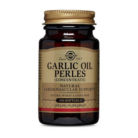 Solgar Garlic Oil Perles (100 softgels), фото 1