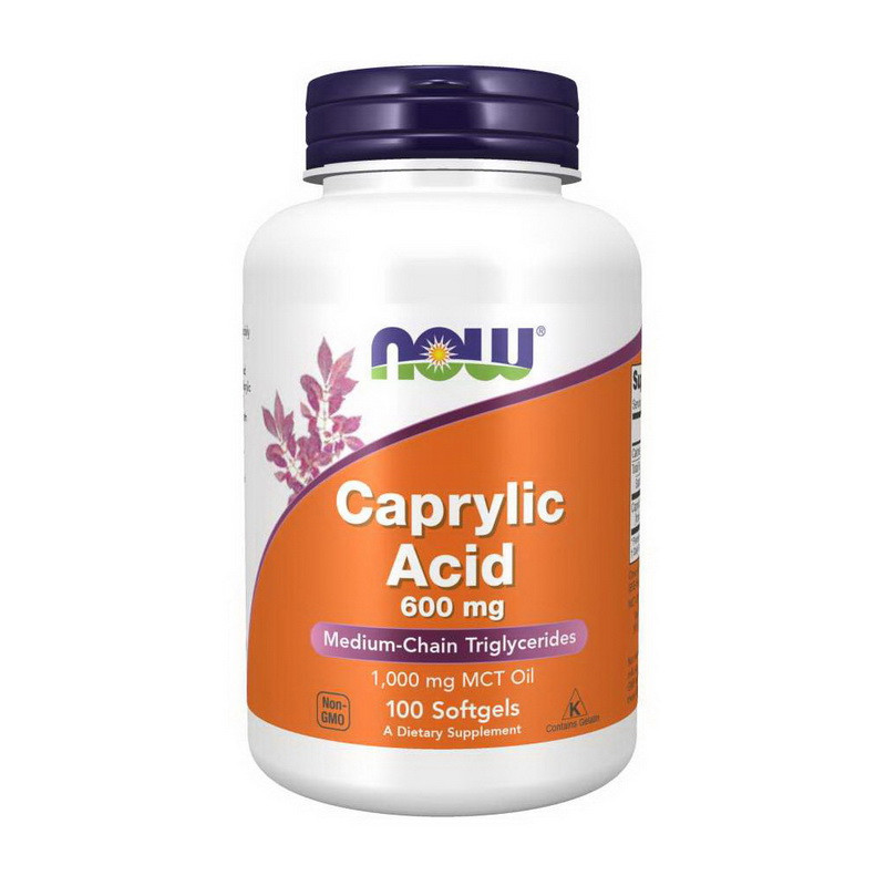 NOW Caprylic Acid (100 sgels)