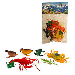 121-4 Набір морських тварин, 7 елементів, у пакеті