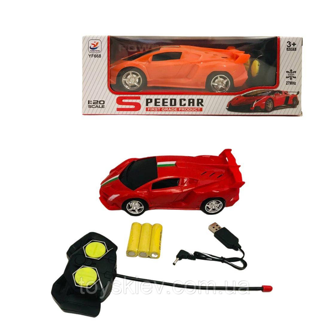 668-49 Машина 2 кольори, їздить по всіх напрямках, у коробці, фото 1