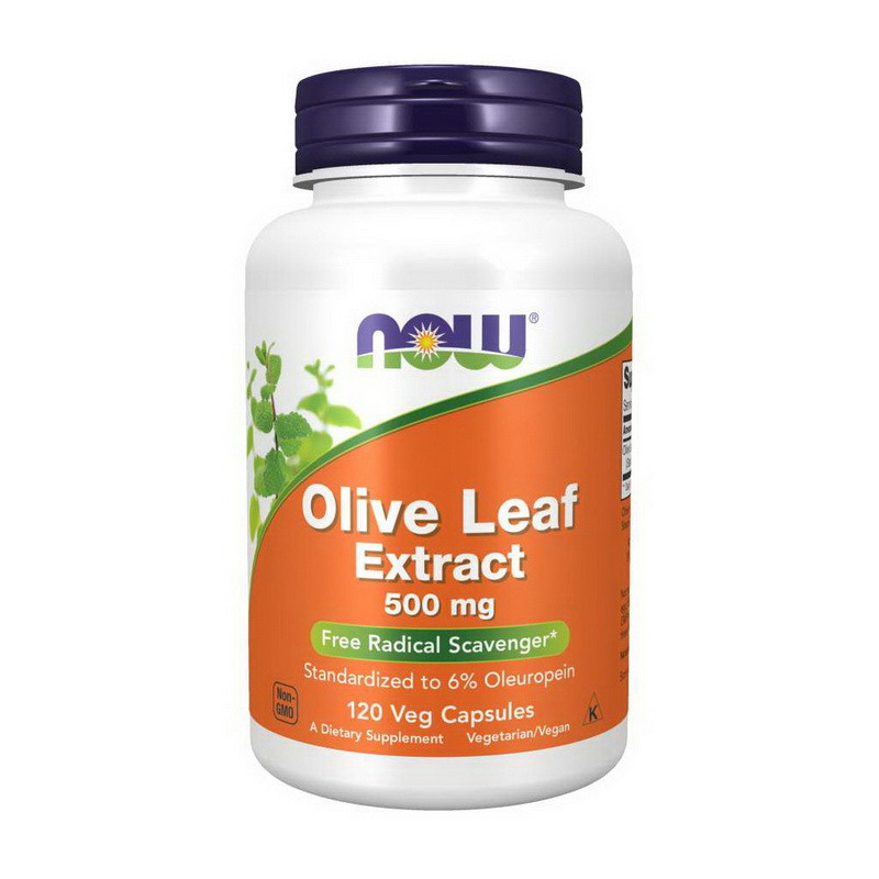 NOW Olive Leaf Extract 500 mg (120 veg caps)