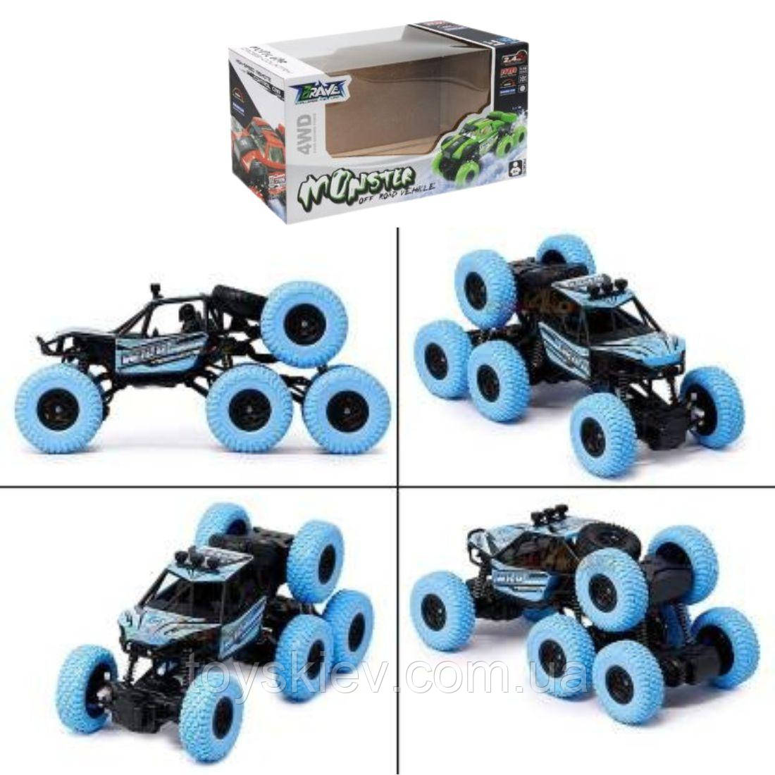 582 Машина, акумулятор, колеса рухаються, їзда у всіх напрямках, у коробці, фото 1