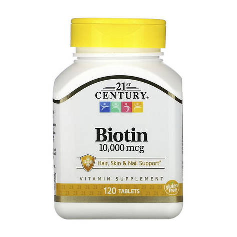 Biotin 10 000 mcg (120 tabs), фото 1