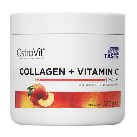 OstroVit Collagen + Vitamin C (200 g, black currant), фото 1