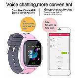 Дитячий смарт годинник з сим картою, відстеженням Рожеві Smart Baby Watch Розумний годинник для дівчинки, фото 5
