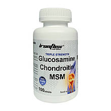 IronFlex Triple Strength Glucosamine Chondroitin MSM (100 tabs)