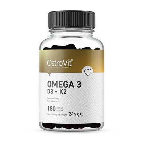 Omega 3 D3 + K2 (180 caps), фото 1
