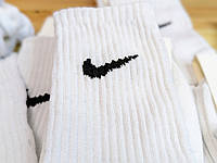 12 пар Мужские носки Nike (размер 41-44) белые оптом