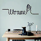 Декоративне настінне Панно «Напис Україна», Декор на стіну, фото 3