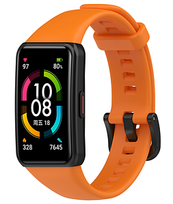 Ремінець DK для Honor Band 6 / 7 | Silicone Sport Band Classic (011342) (orange)