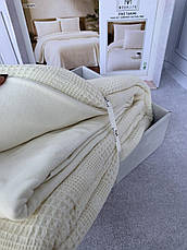 Постільна білизна з вафельним покривалом Євро, фото 2