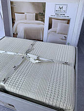 Постільна білизна з вафельним покривалом Євро, фото 5