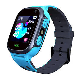 Дитячий смарт годинник S1 Блакитний (Smart Watch) Розумний годинник