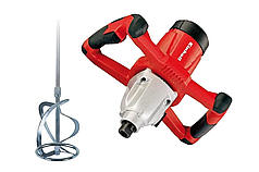 Потужний електричний міксер-мішалка Einhell TE-MX 1600-2 CE : 1600 Вт, 750 об/хв, міксер M14/133 мм  4258555