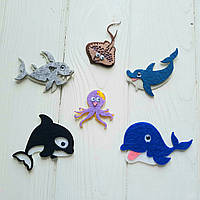 Морські тварини з фетру (набір)