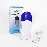 Воскоплав касетний (картриджний) F1-01 з двустороннім нагріванням для депіляції, 20 Вт. Білий, фото 2