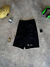 Шорти спортивні чоловічі чорні повсякденні оверсайз вільні фірмові Champion (Чемпіон), фото 6