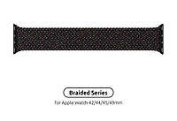 Ремешок Braided Solo Loop для Apple Watch 42/44/45/49mm Black Unity Size 6