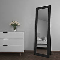Зеркало напольное в черной раме 176х56 Black Mirror для спальни