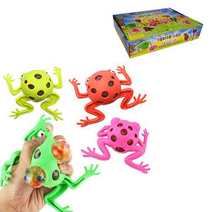 Антистрес Жаба з орбізами, 4 кольори, 12 штук у коробці