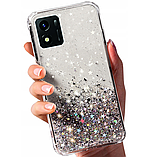 Блискучий чохол з срібною фольгою Vivo Y15s, фото 3