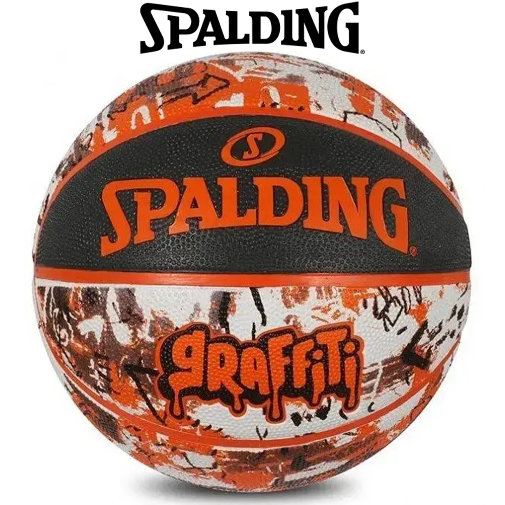 М'яч баскетбольний спортивний ігровий м'яч для баскетболу Spalding Graffitti Ball, розмір №7