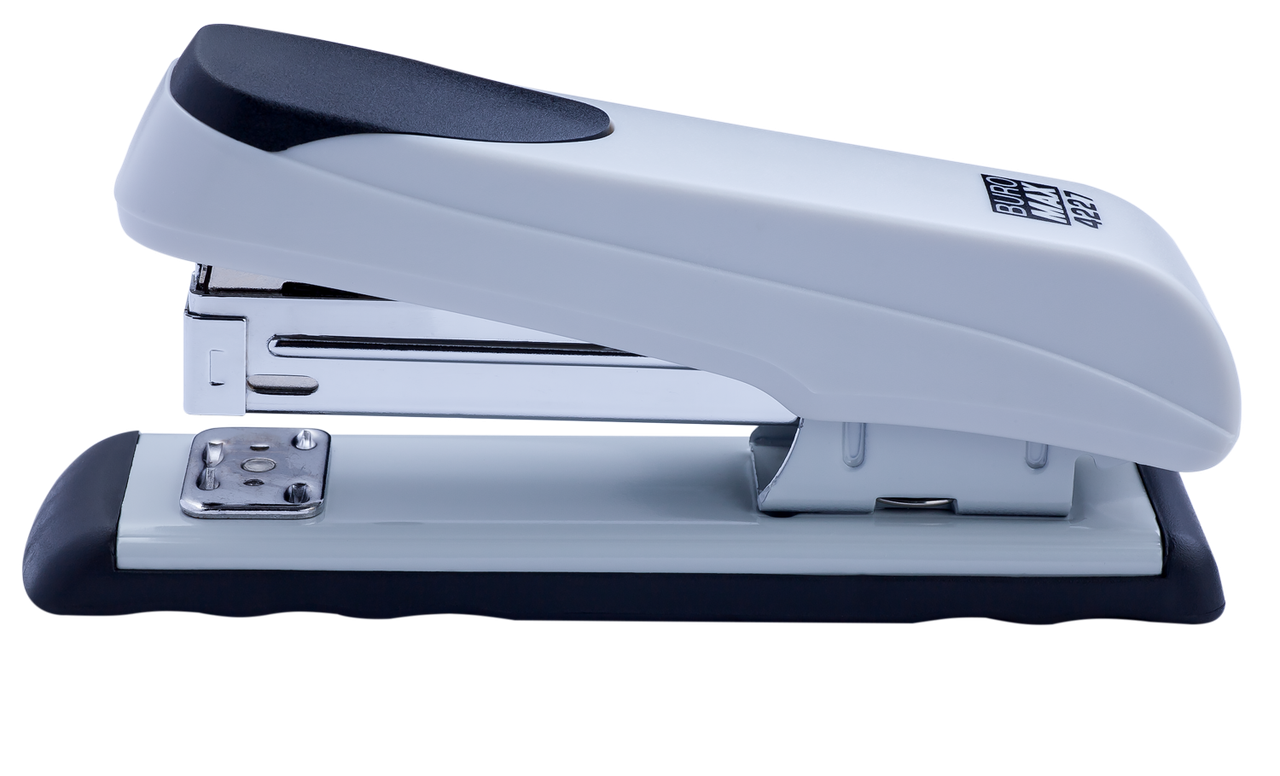 Степлер №24,26 BM.4227-09 пластиковий (20арк) сірий (12/72), фото 1