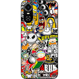 Чохол силіконовий для ZTE Blade A31 Plus з картинкою