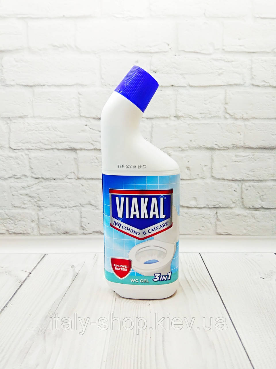 Гель для чищення унітазу WC Viakal 3 in 1 750 мл Італія