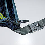 Поясна плоска сумка бананка дитяча темносиня, фото 3