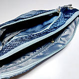 Поясна плоска сумка бананка дитяча темносиня, фото 4