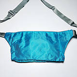 Поясна плоска сумка бананка дитяча блакитна, фото 2