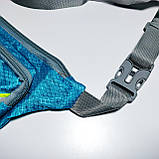 Поясна плоска сумка бананка дитяча блакитна, фото 3