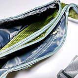 Поясна плоска сумка бананка дитяча хакі, фото 4