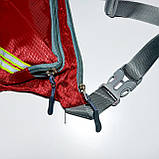 Поясна плоска сумка бананка дитяча червона, фото 3