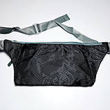 Поясна плоска сумка бананка дитяча чорна, фото 2