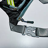 Поясна плоска сумка бананка дитяча чорна, фото 3