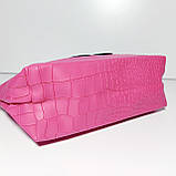 Косметичка молодіжна з ручкою малинова Око, фото 3