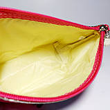 Косметичка молодіжна з ручкою малинова Око, фото 5