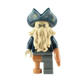 Купить Лего фигурка Пираты Карибского моря - минифигурка капитан Дейви ...
