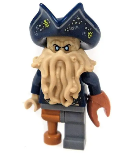 Купить Лего фигурка Пираты Карибского моря - минифигурка капитан Дейви ...