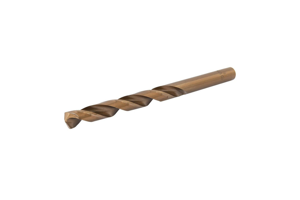 Свердло для металу WERTVOLL HSS 8.0х117 мм COBALT DIN 338 DR-5080