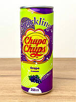 Газированный напиток от Чупа-Чупс со вкусом винограда (Chupa Chups Grape) 250 мл
