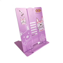 Підставка для підручників ZB.3503-10 270x165x210мм, металева,рожевий ZiBi (1/24)