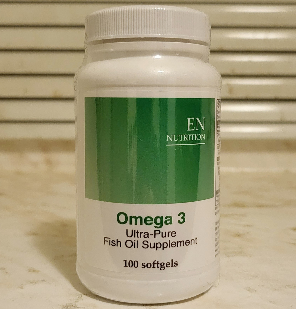Омега 3 EN Nutrition Omega 3 100 капсул Fish Oil Optimum риб'ячий жир жирні кислоти