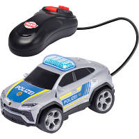 Машина Dickie Toys Полицейская машина Ламборгини Урус на дистанционном управлении со световым эффектом 13 см