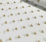 Тканина Ранфорс з глітером Туреччина,ширина 240 см, фото 2