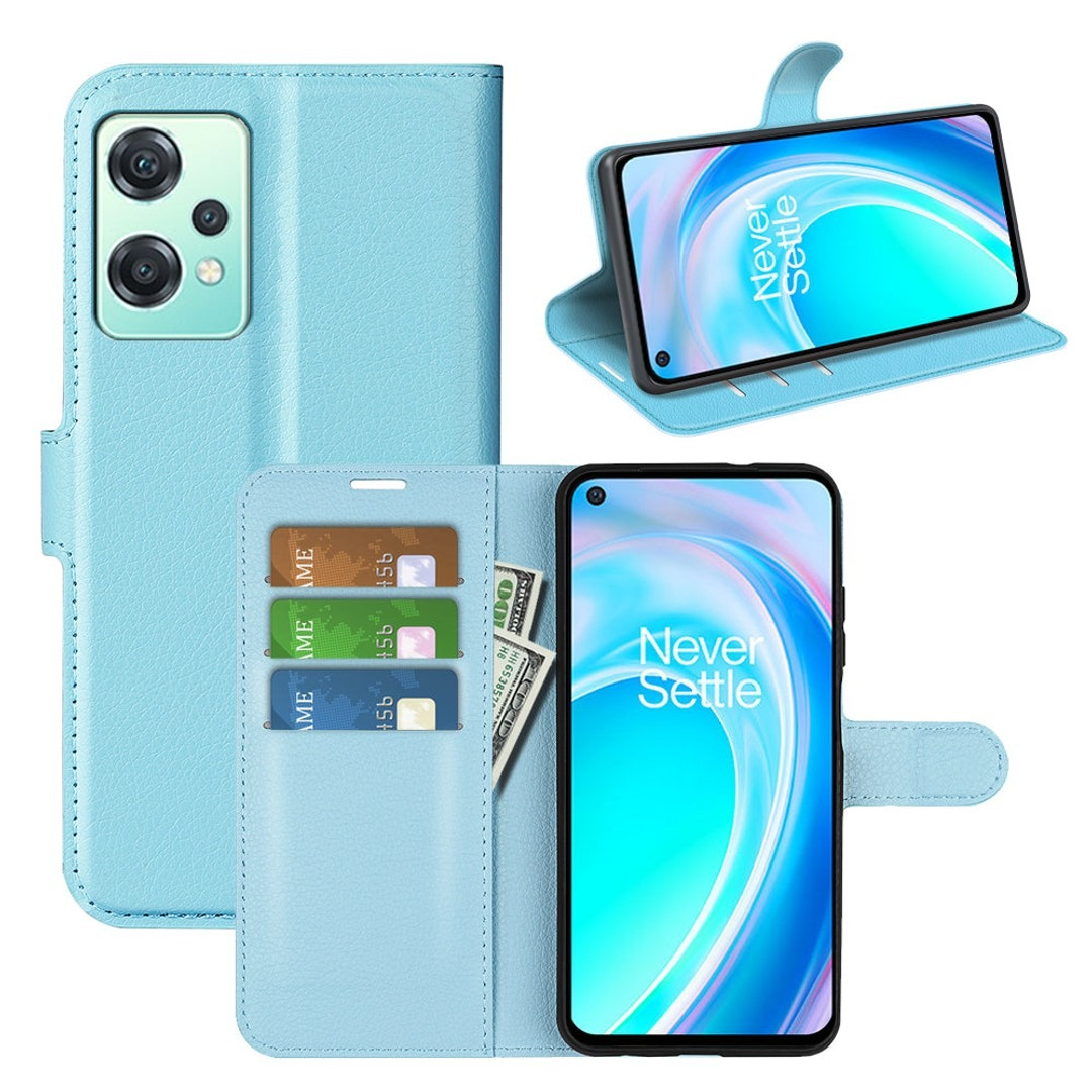 Чохол-книжка Litchie Wallet для OnePlus Nord CE 2 Lite 5G Light Blue, фото 1