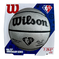 Мяч баскетбольный Wilson NBA 75TH Platinum Edition размер 7 в подарочной коробке (WZ4003701XB7.1)